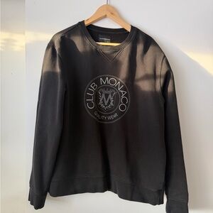 Club Monaco Black Crewneck Sweater